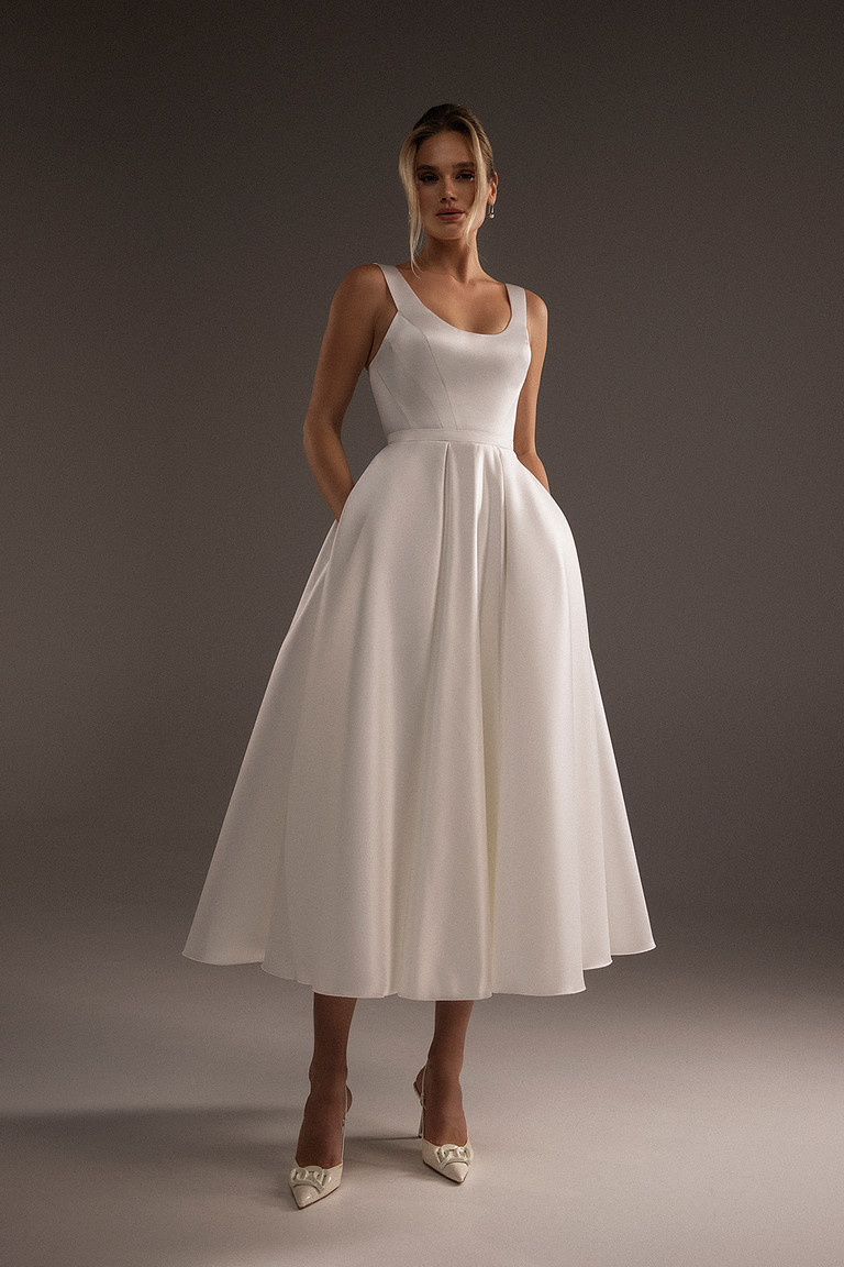 Свадебное платье Барбара миди фото номер 3