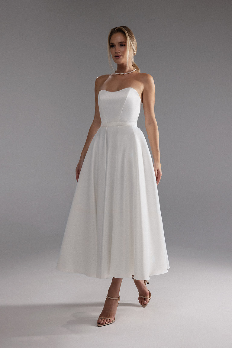 Свадебное платье Лиззи миди фото номер 3