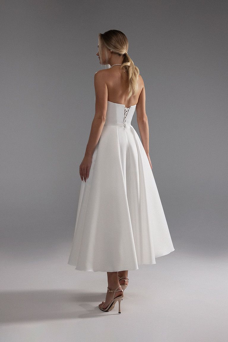 Свадебное платье Лиззи миди фото номер 6