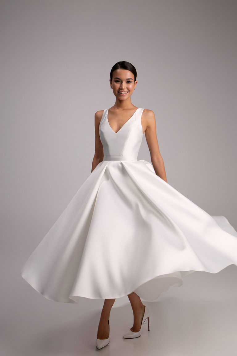 Свадебное платье Глория миди фото номер 3