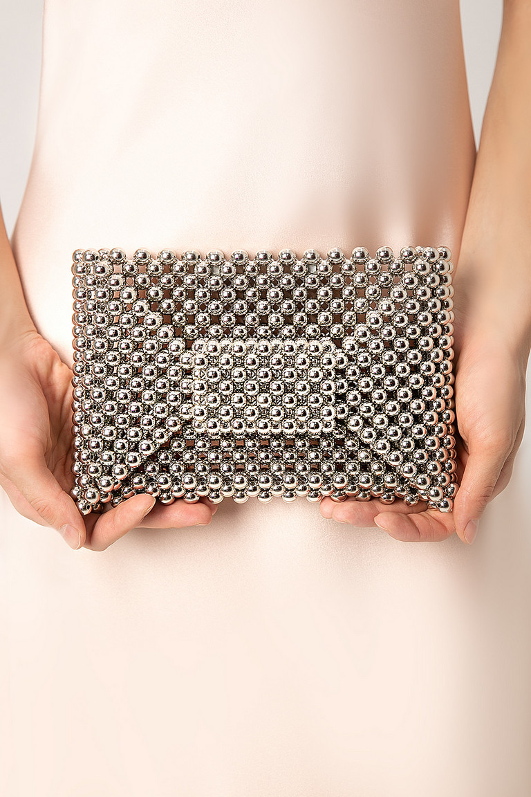 Clutch with bow midi photo number 2