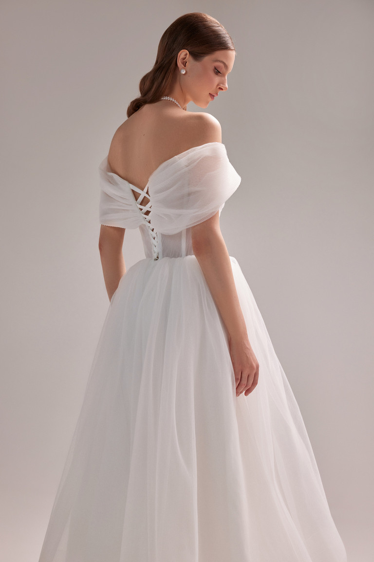 Свадебное платье Фиби миди фото номер 3