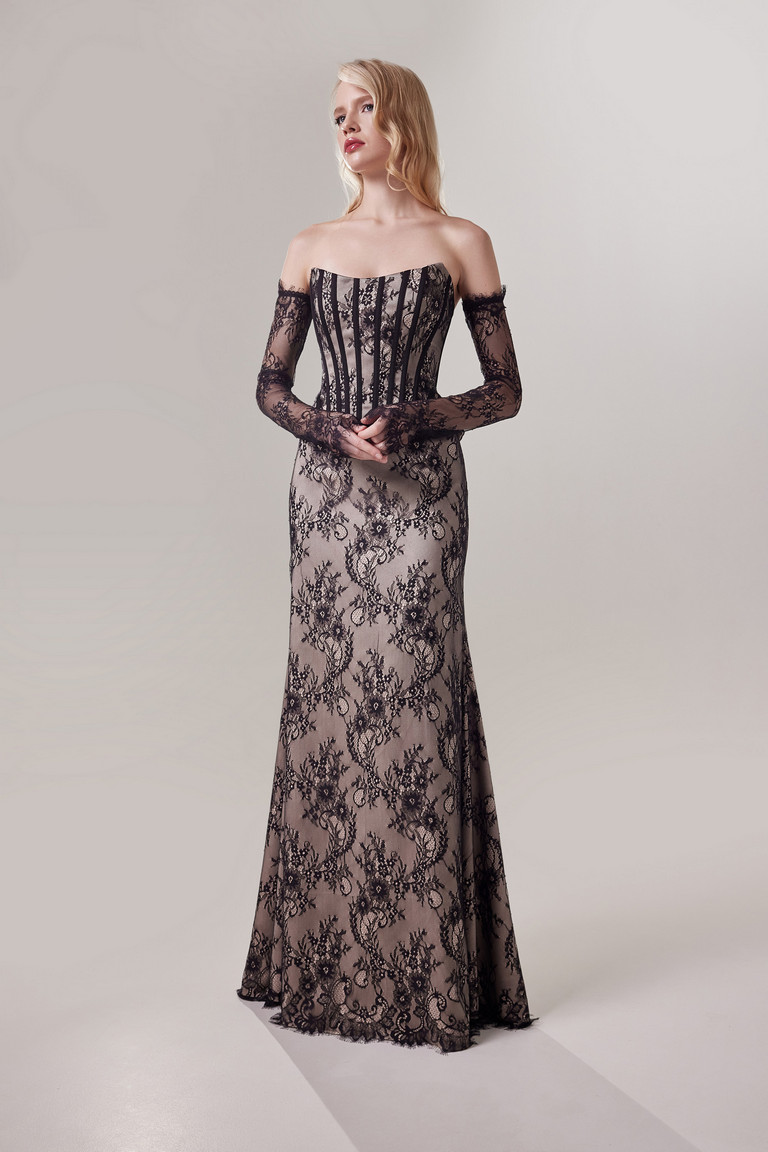 Вечернее платье Пэйтон (черное) - Ракурс 6