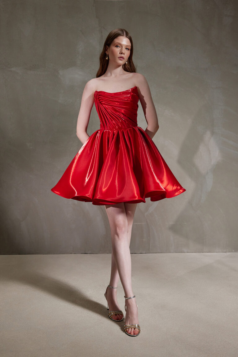 Вечернее платье Нелли мини - Текстура и детали