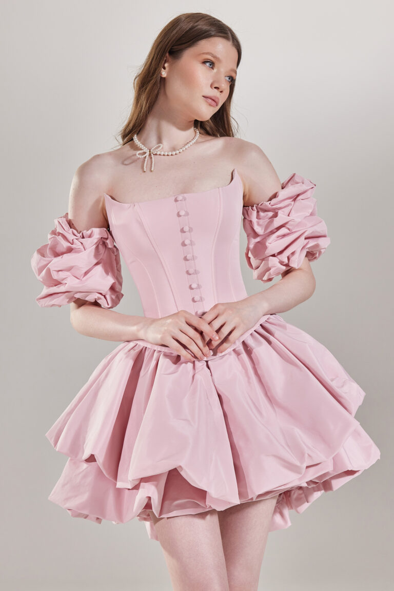 Вечернее платье Жаннет мини - Текстура и детали